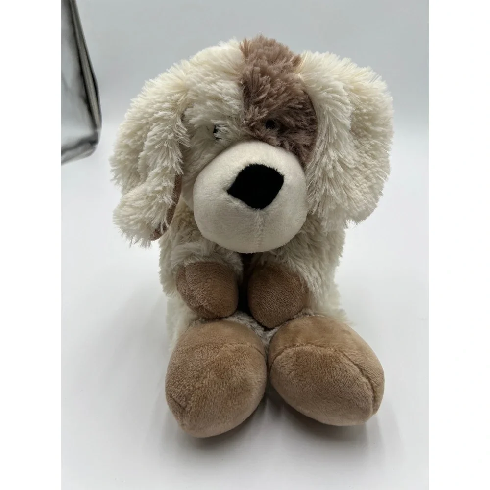 Warmies Microwaveable‎ Plush Puppy Dog Cream Brown Weighted Lavender Scented 10